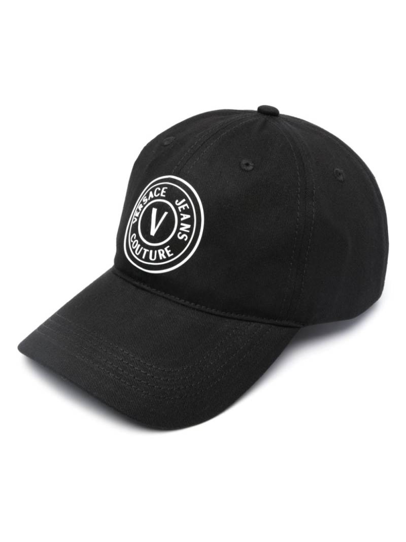 Versace Jeans Couture logo-print cotton baseball cap - Black von Versace Jeans Couture