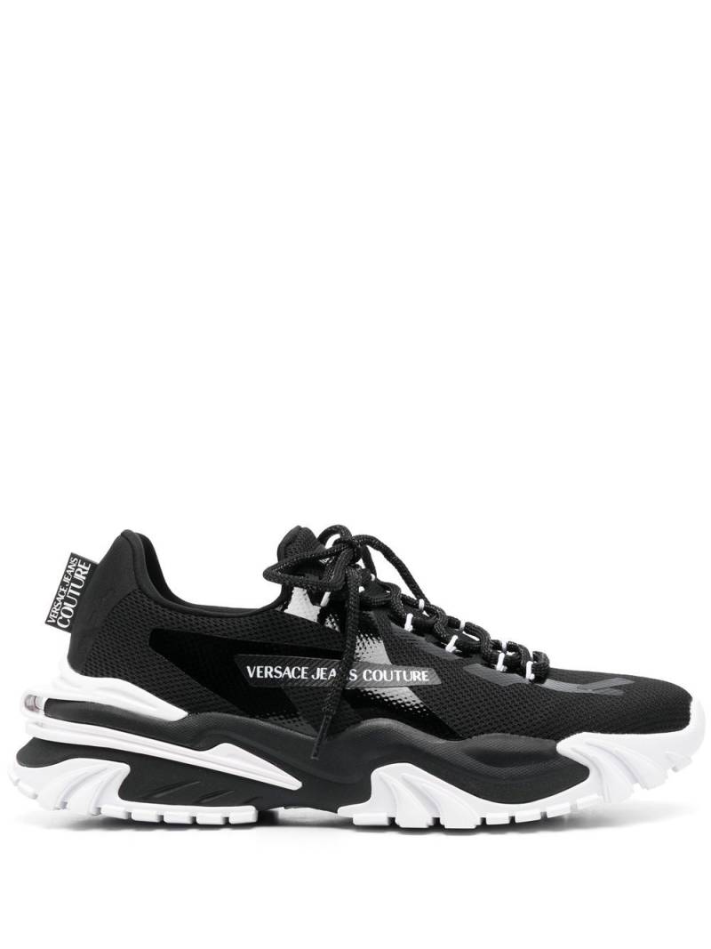 Versace Jeans Couture logo-print low-top sneakers - Black von Versace Jeans Couture