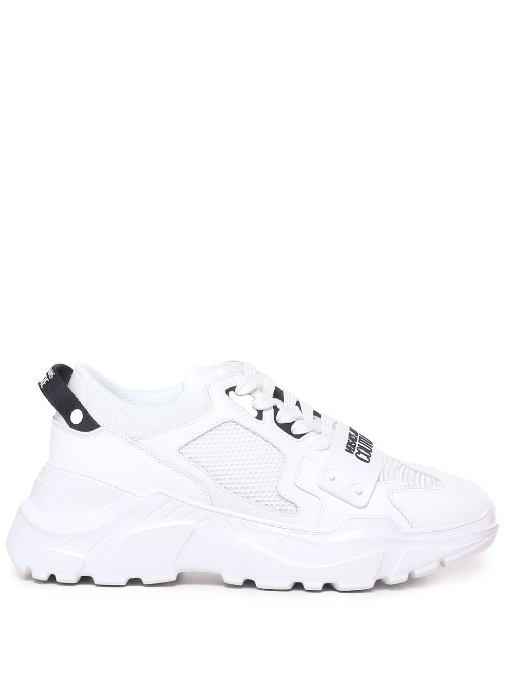 Versace Jeans Couture logo-print sneakers - White von Versace Jeans Couture