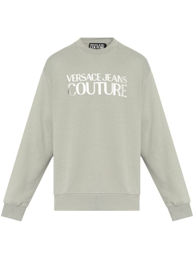 Versace Jeans Couture logo-print sweatshirt - Grey von Versace Jeans Couture