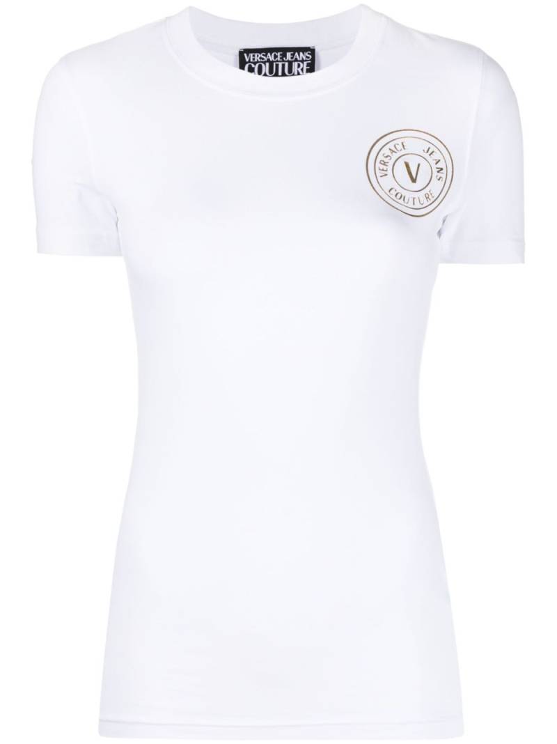 Versace Jeans Couture logo-printT-shirt - White von Versace Jeans Couture