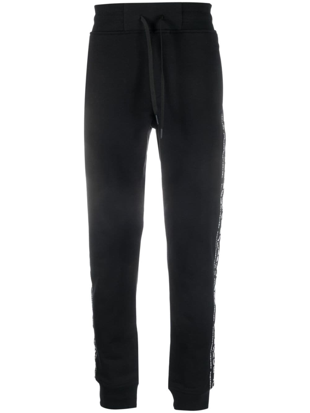 Versace Jeans Couture logo-strap track pants - Black von Versace Jeans Couture