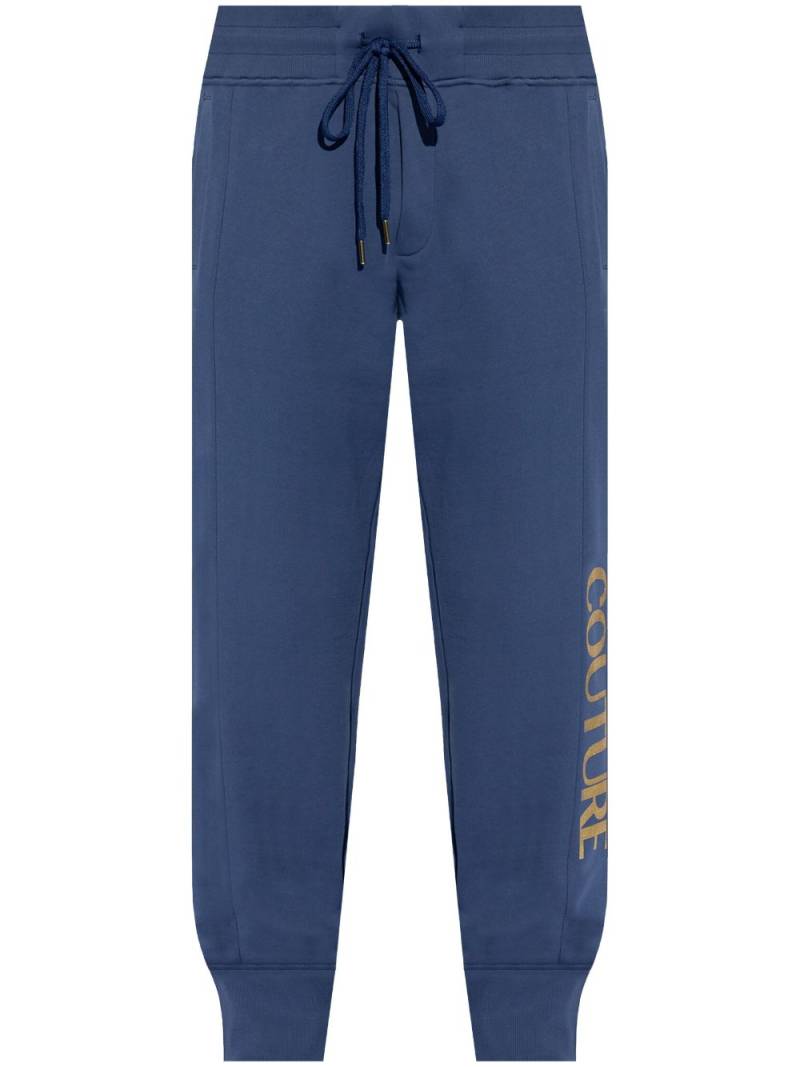 Versace Jeans Couture logo track pants - Blue von Versace Jeans Couture