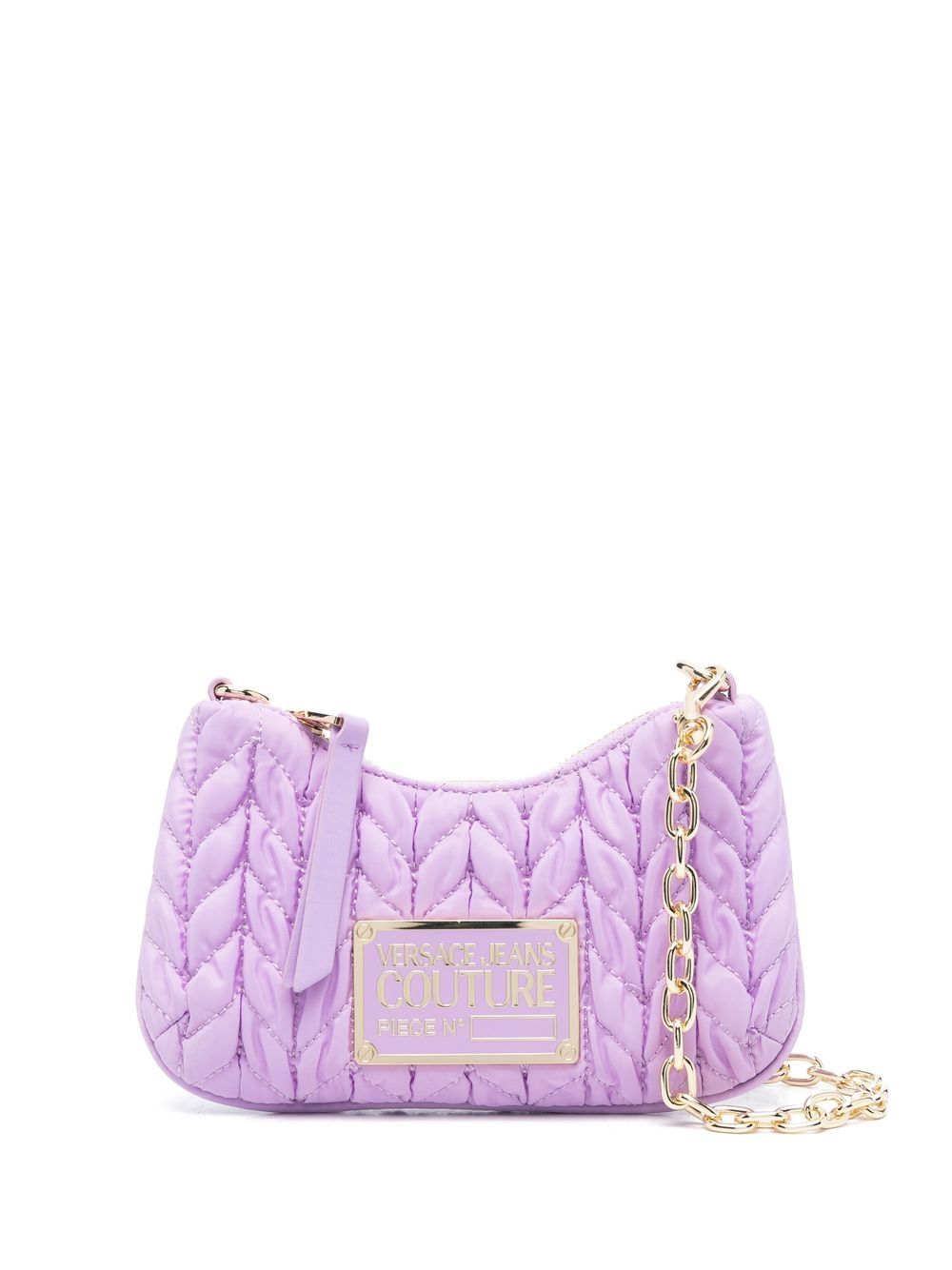 Versace Jeans Couture matelassé mini bag - Purple von Versace Jeans Couture