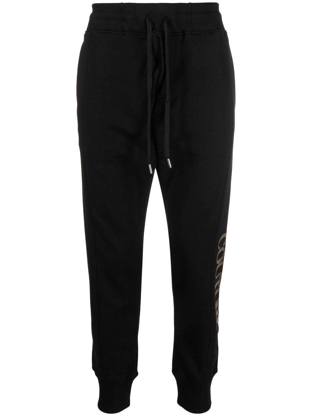 Versace Jeans Couture metallic-logo track pants - Black von Versace Jeans Couture