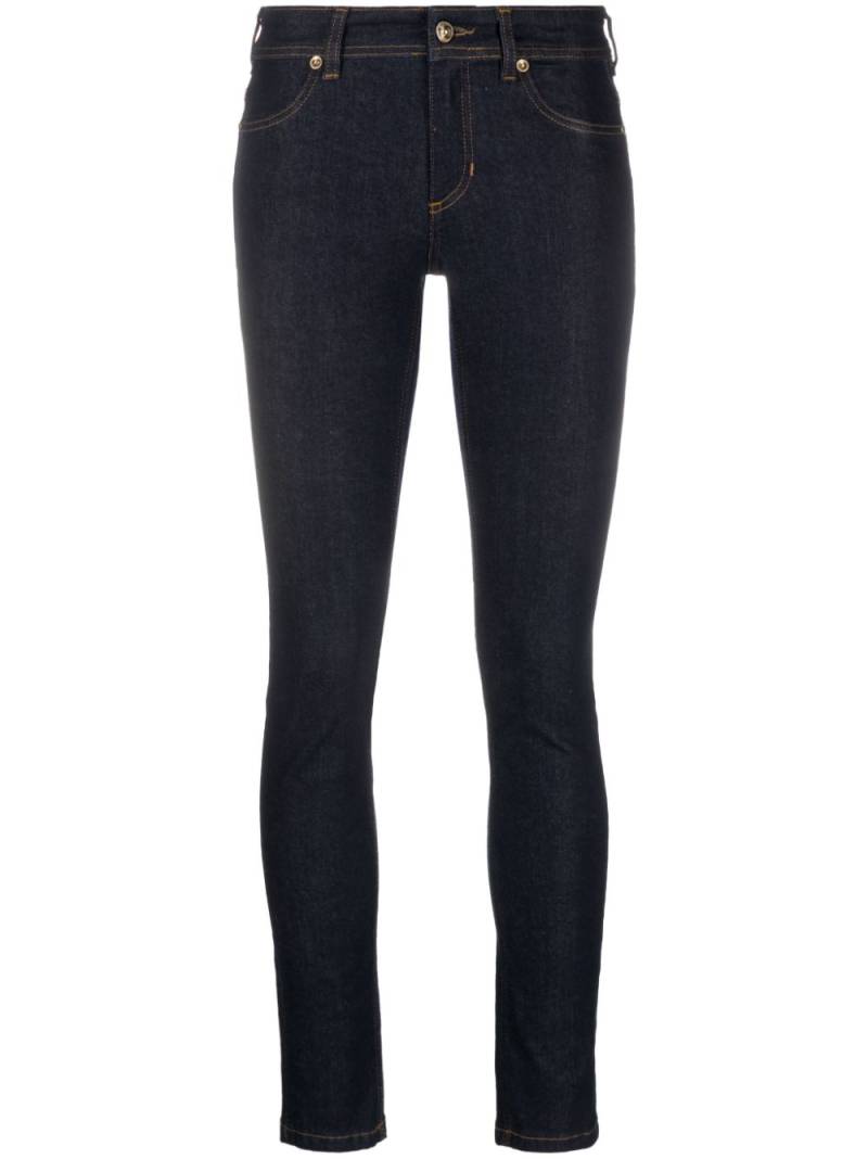 Versace Jeans Couture mid-rise skinny jeans - Blue von Versace Jeans Couture