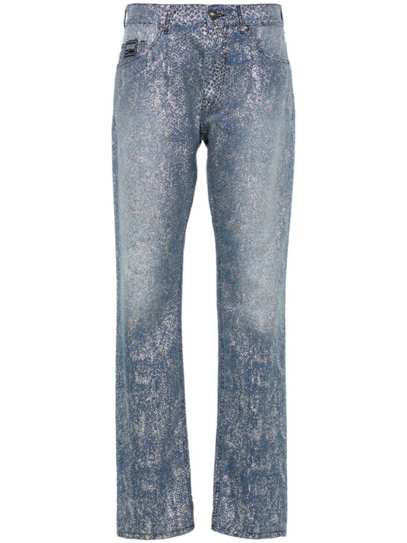 Versace Jeans Couture mid-rise slim-fit jeans - Blue von Versace Jeans Couture