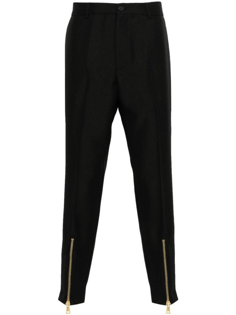 Versace Jeans Couture straight-leg tailored trousers - Black von Versace Jeans Couture