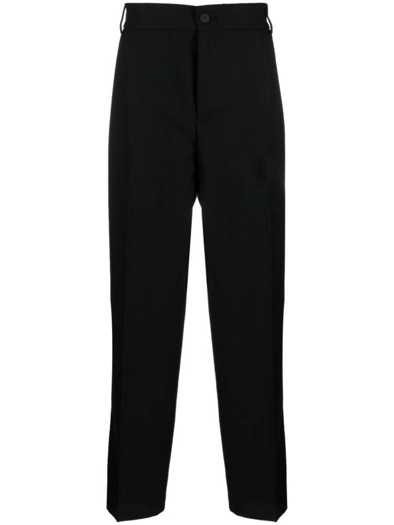 Versace Jeans Couture straight-leg tailored trousers - Black von Versace Jeans Couture