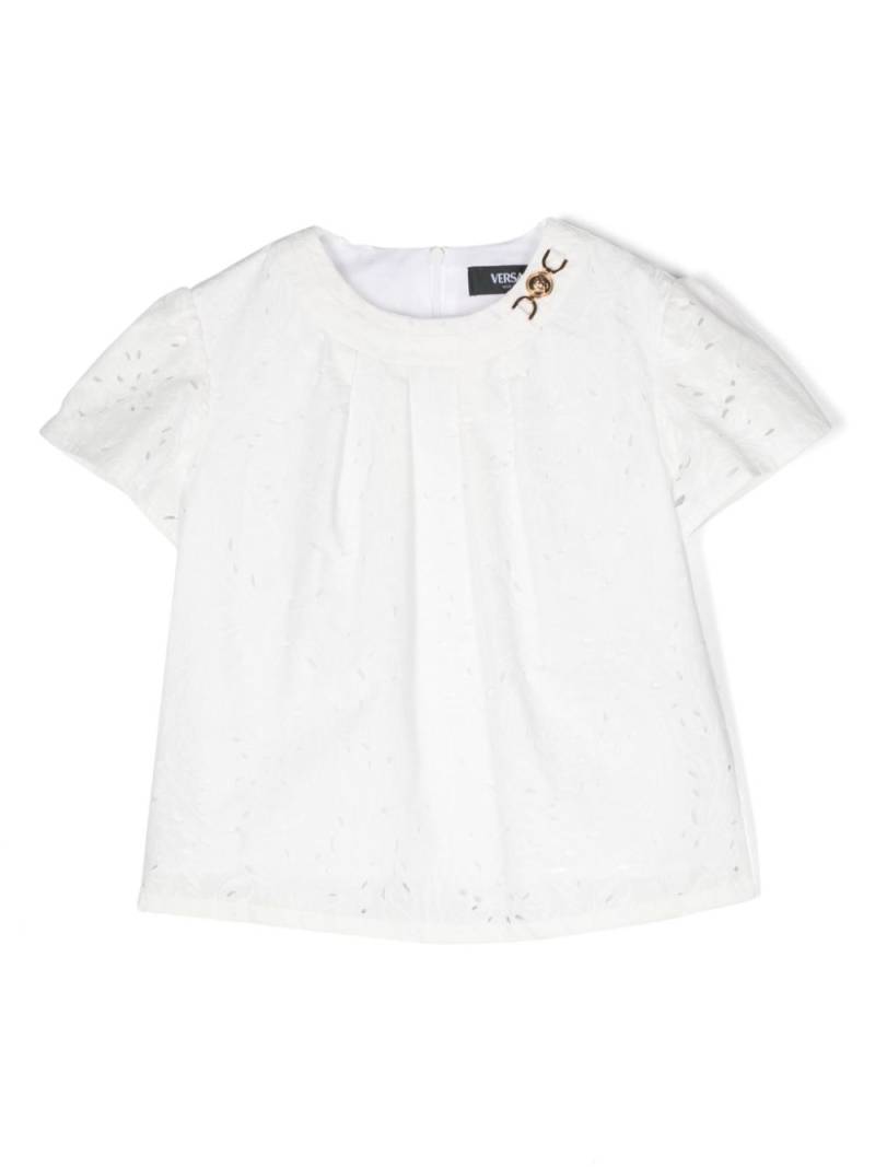 Versace Kids Barocco Sangallo floral shirt - White von Versace Kids