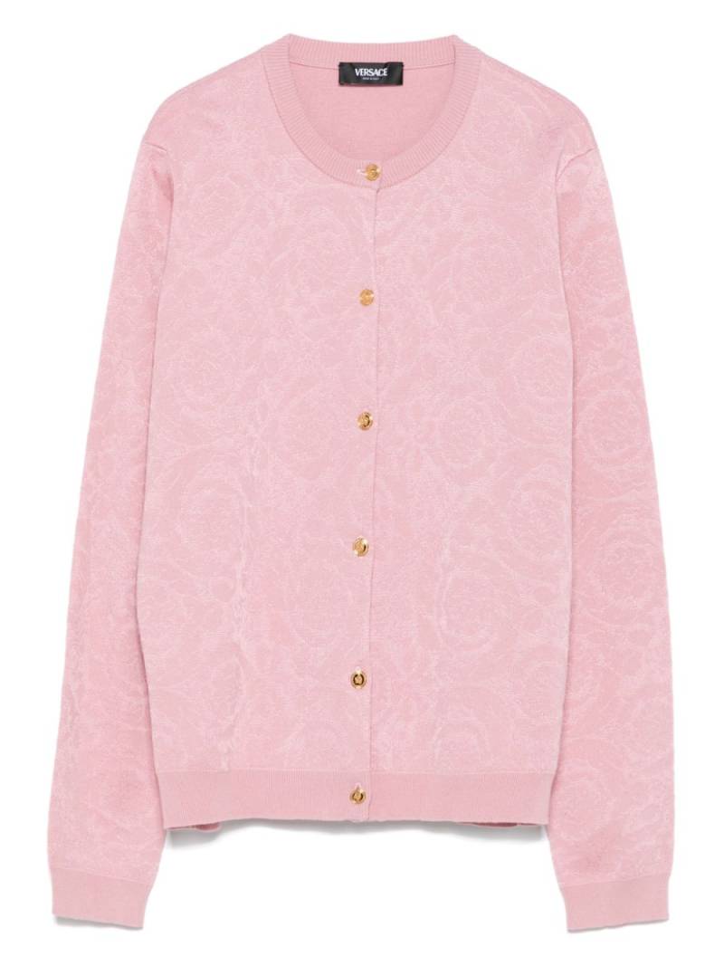 Versace Kids Barocco-jacquard cardigan - Pink von Versace Kids