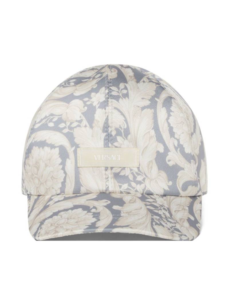 Versace Kids Barocco-print baseball cap - Grey von Versace Kids