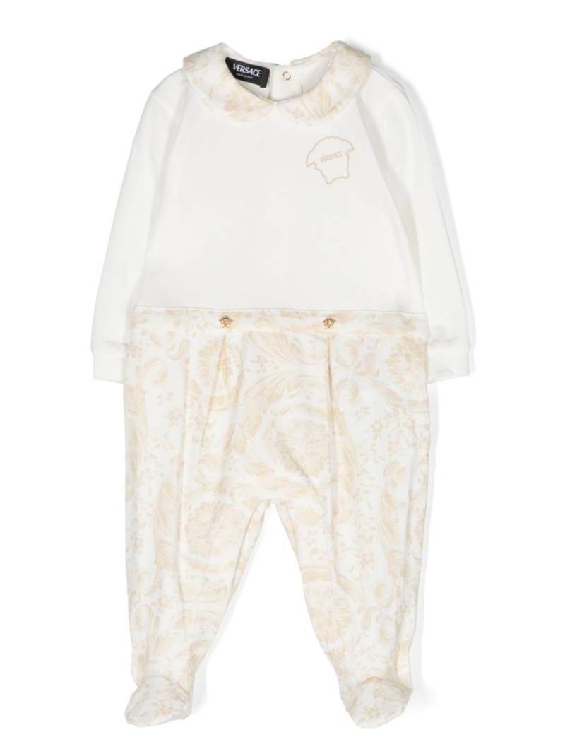 Versace Kids Barocco-print cotton pajamas - Neutrals von Versace Kids