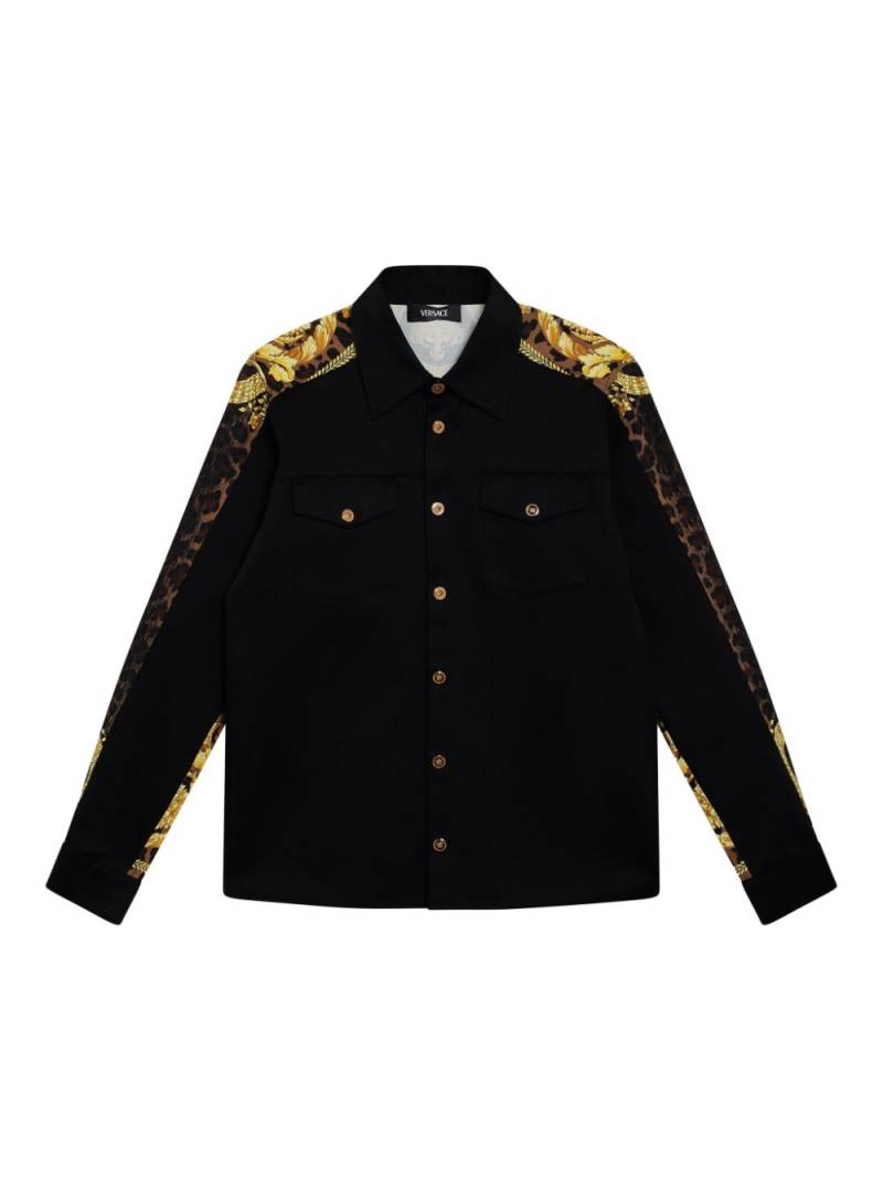 Versace Kids Barocco-print jacket - Black von Versace Kids