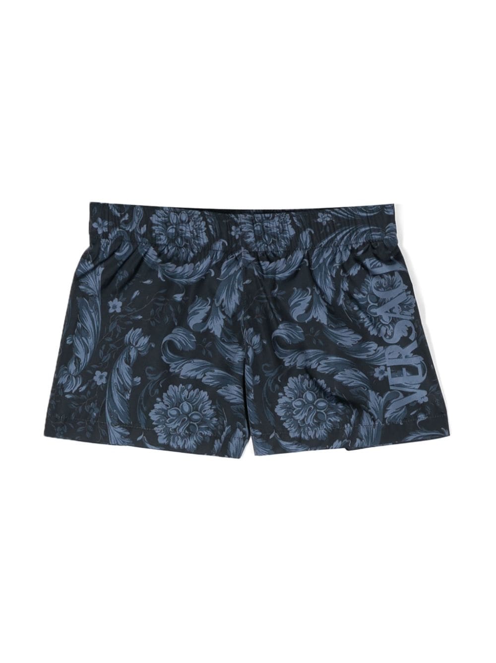 Versace Kids Barocco-print swim shorts - Blue von Versace Kids