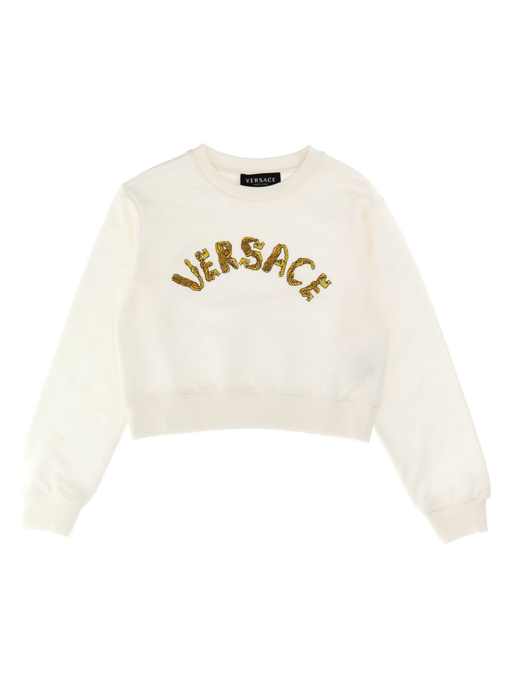 Versace Kids La Vacanza sweatshirt - White von Versace Kids