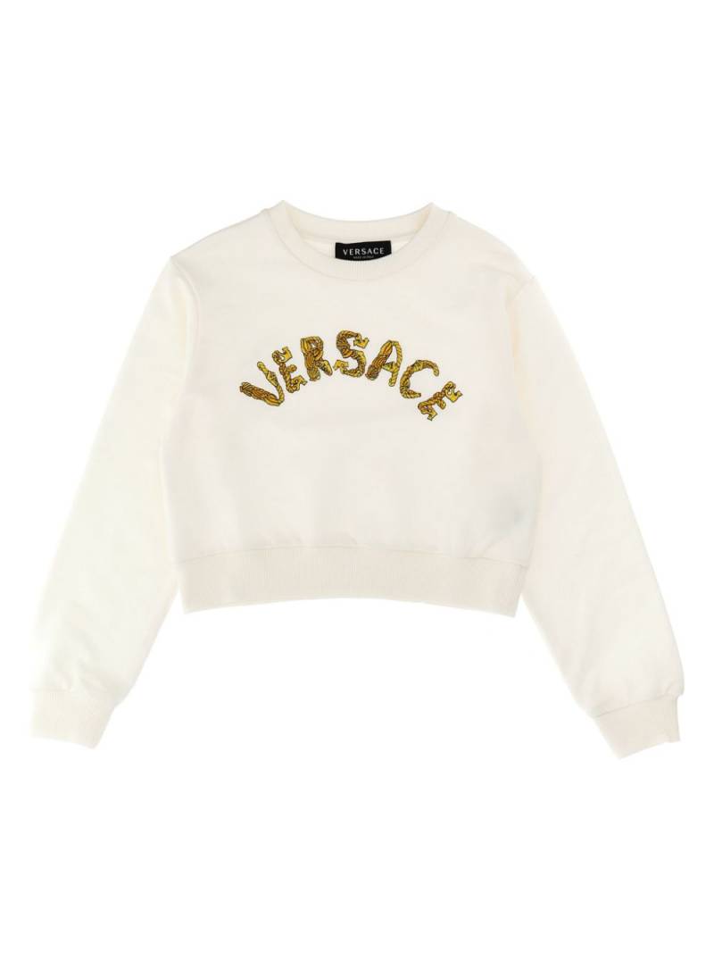 Versace Kids La Vacanza sweatshirt - White von Versace Kids