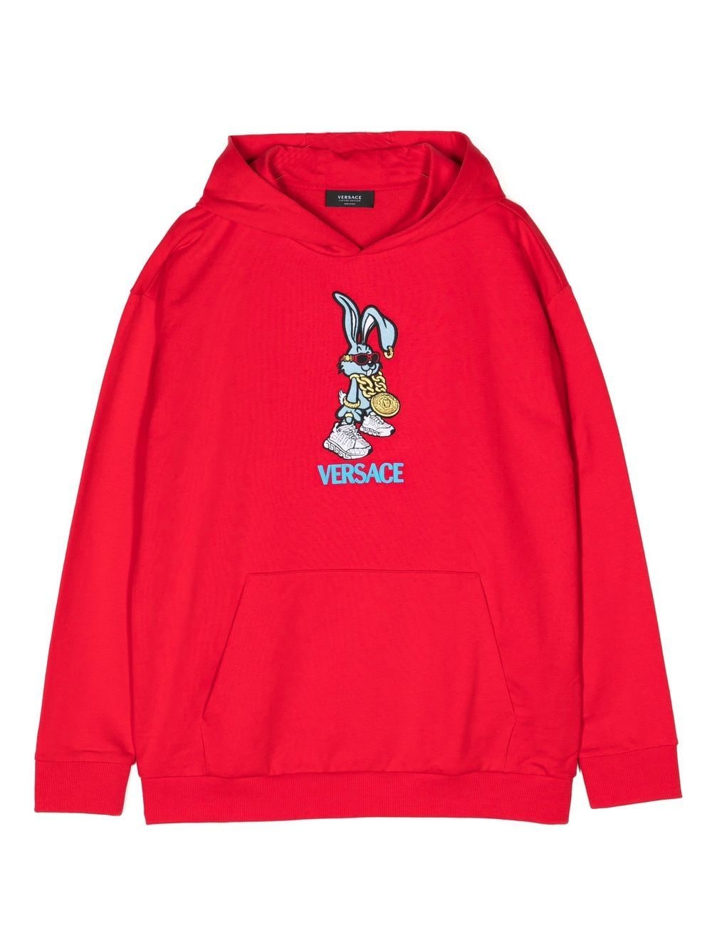 Versace Kids Lunar New Year Rabbit hoodie - Red von Versace Kids