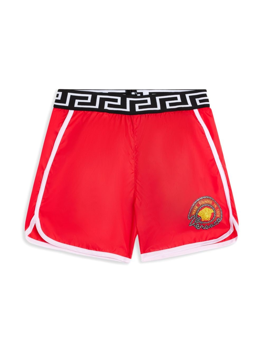 Versace Kids Marine Medusa swim shorts - Red von Versace Kids