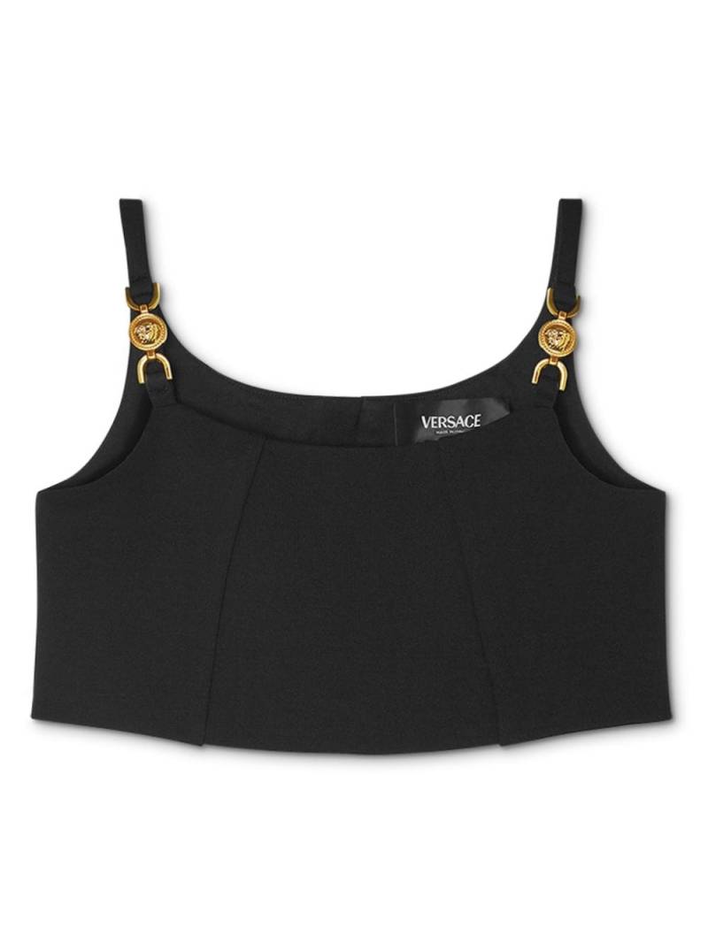 Versace Kids Medusa '95 cropped top - Black von Versace Kids