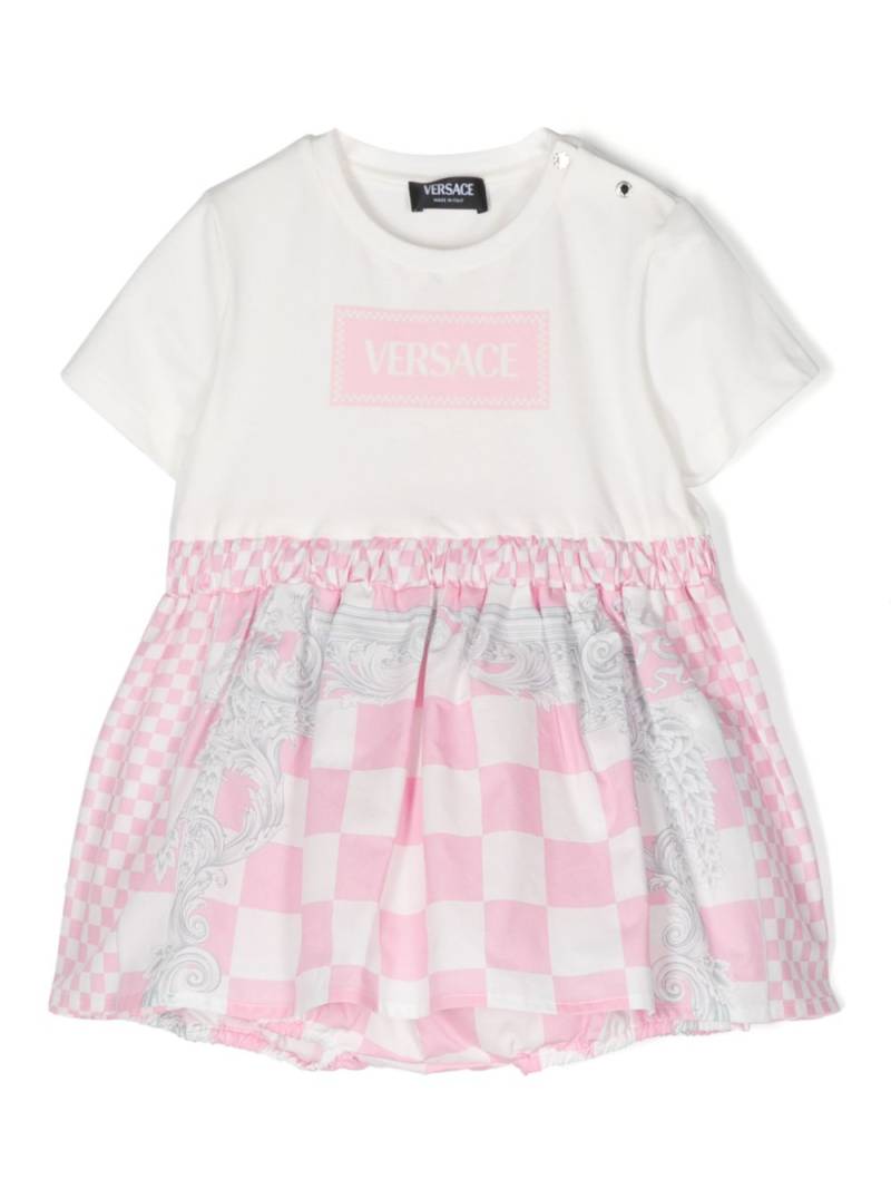 Versace Kids Medusa Contrasto print dress - Pink von Versace Kids