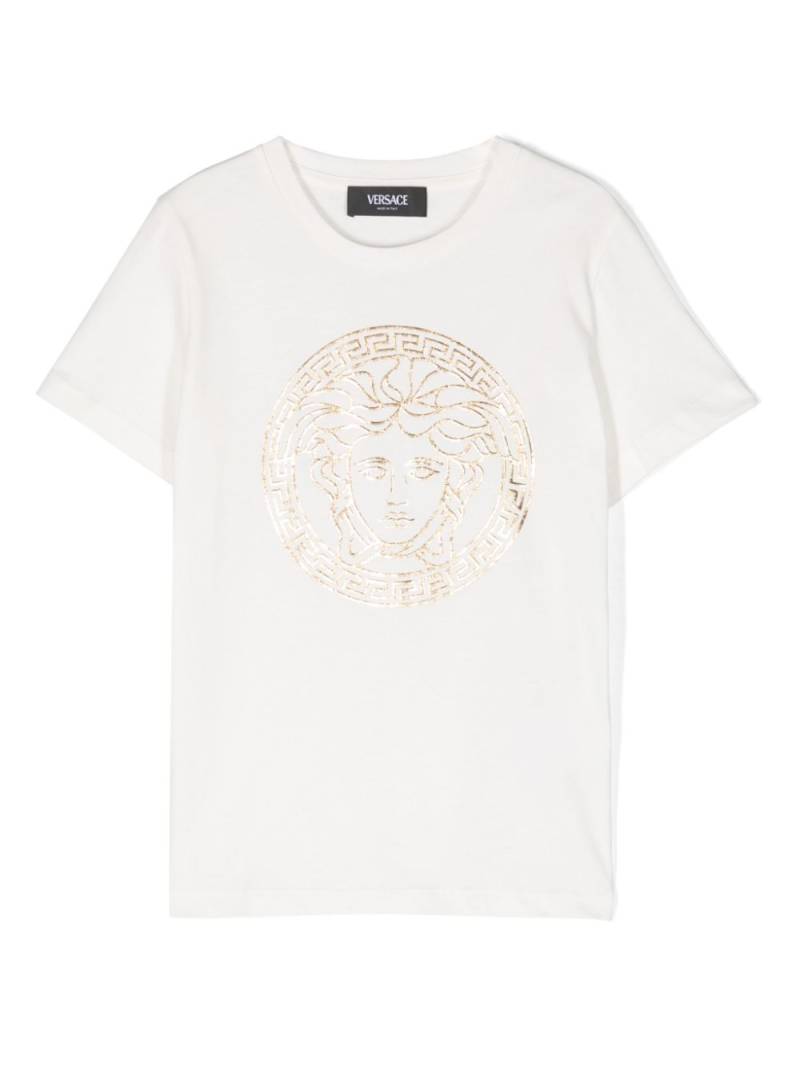 Versace Kids Medusa Head cotton T-shirt - White von Versace Kids