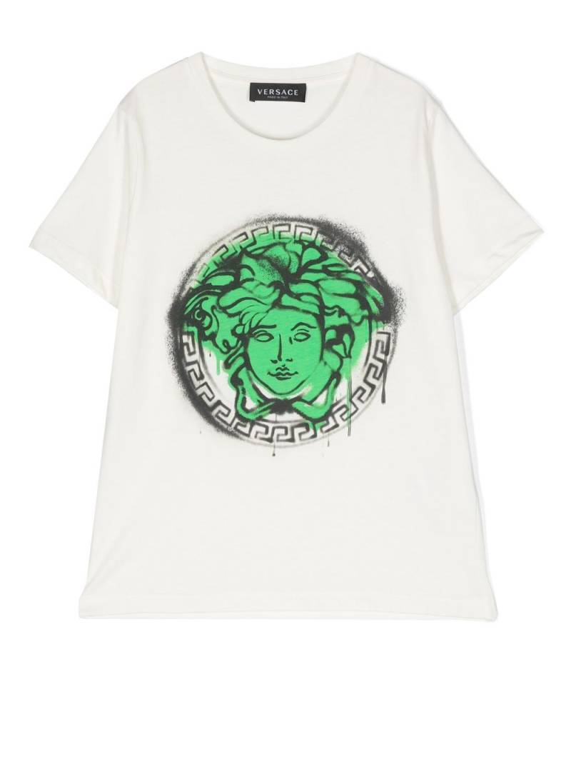 Versace Kids Medusa Head motif T-shirt - White von Versace Kids