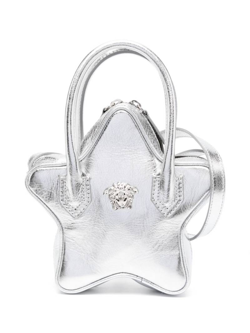 Versace Kids Medusa Head-motif leather crossbody bag - Silver von Versace Kids