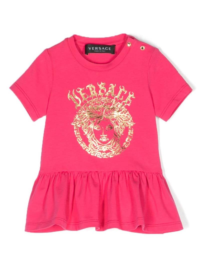 Versace Kids Medusa-Head print dress - Pink von Versace Kids