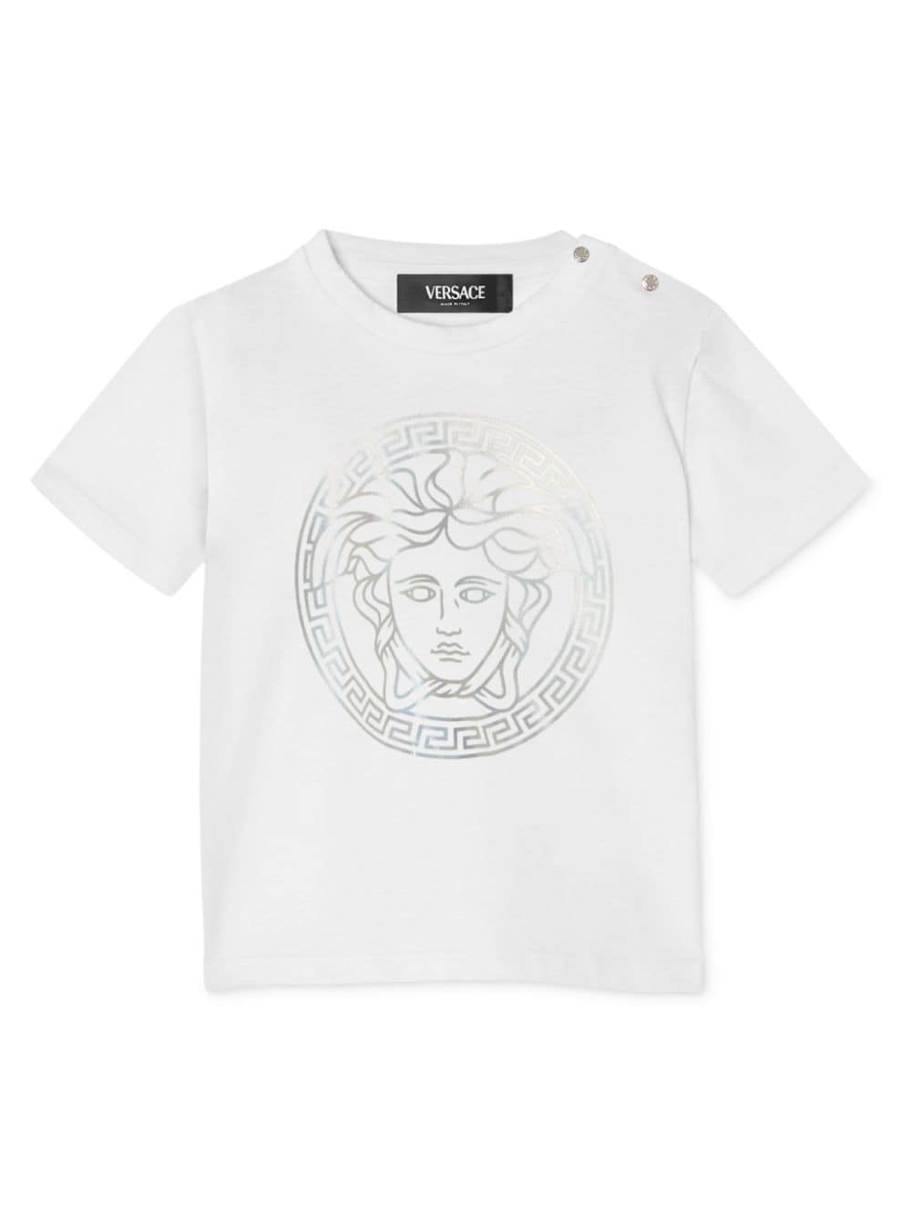 Versace Kids Medusa Head-print jersey T-shirt - White von Versace Kids