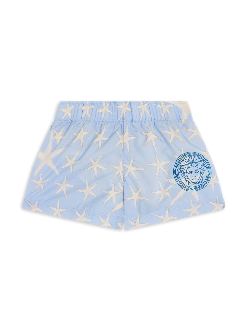 Versace Kids Medusa Head starfish print swim shorts - Blue von Versace Kids