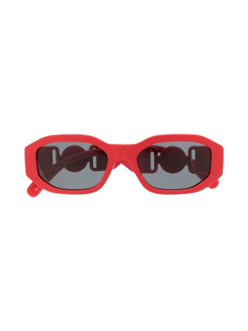 Versace Kids Medusa-charm slim sunglasses - Red von Versace Kids