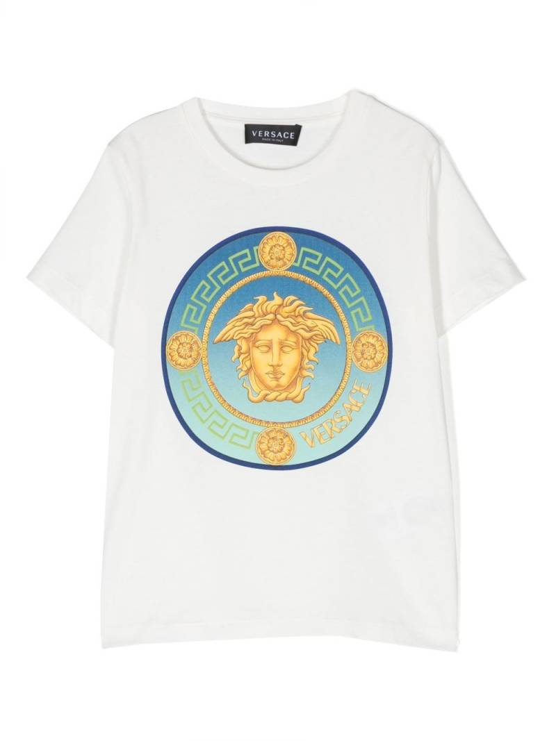 Versace Kids Medusa crew-neck T-shirt - Blue von Versace Kids