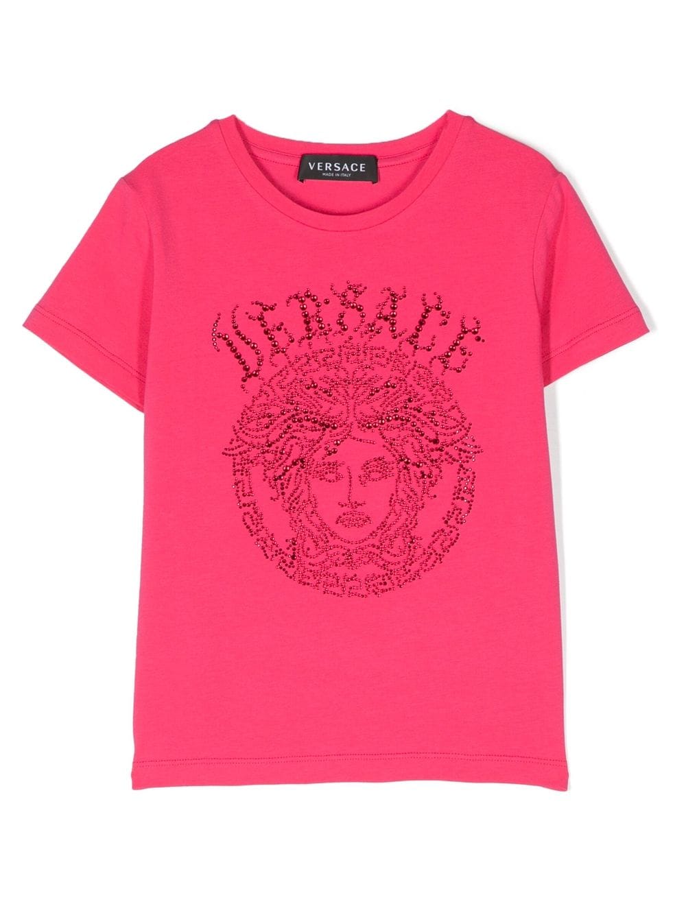 Versace Kids Medusa head-motif T-shirt - Pink von Versace Kids