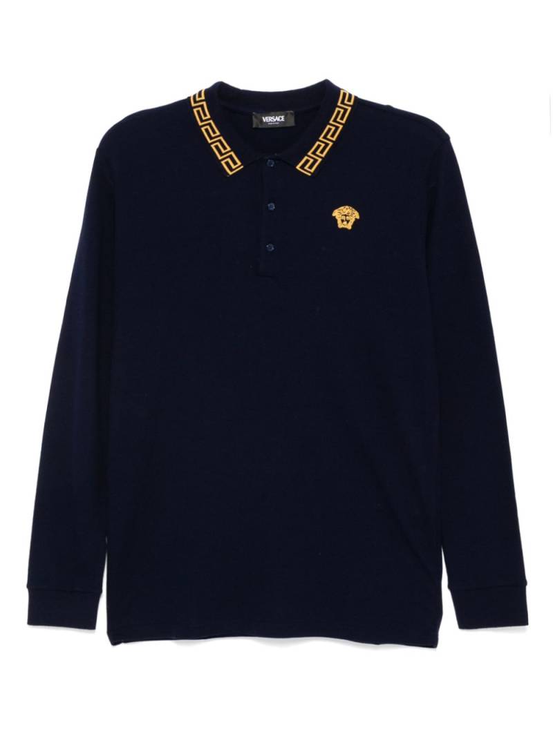 Versace Kids Medusa polo shirt - Blue von Versace Kids