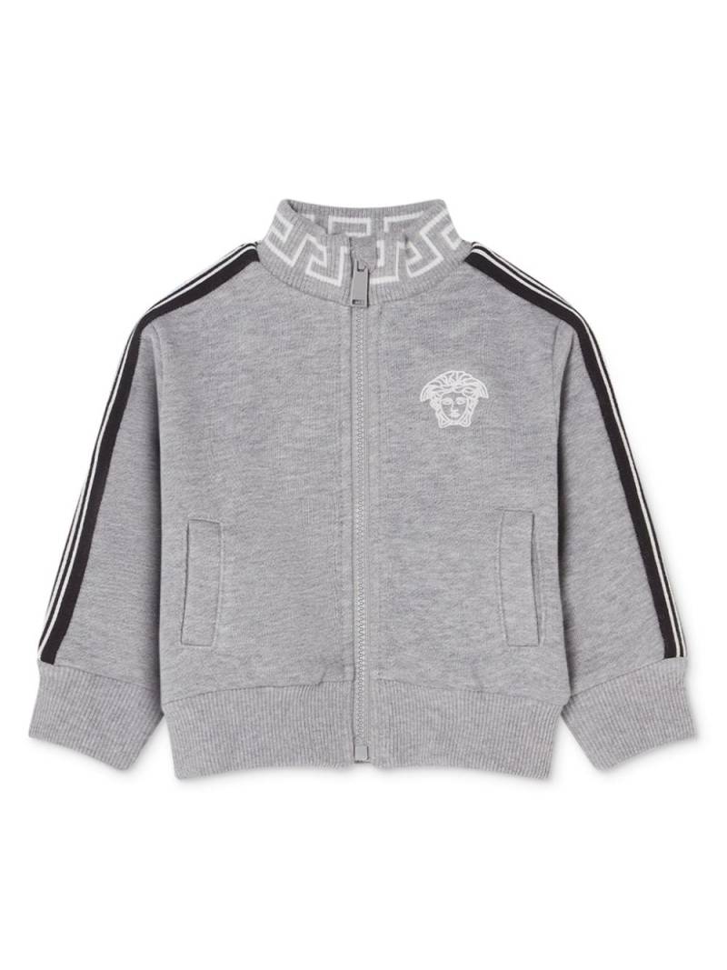 Versace Kids Medusa zip-up sweatshirt - Grey von Versace Kids