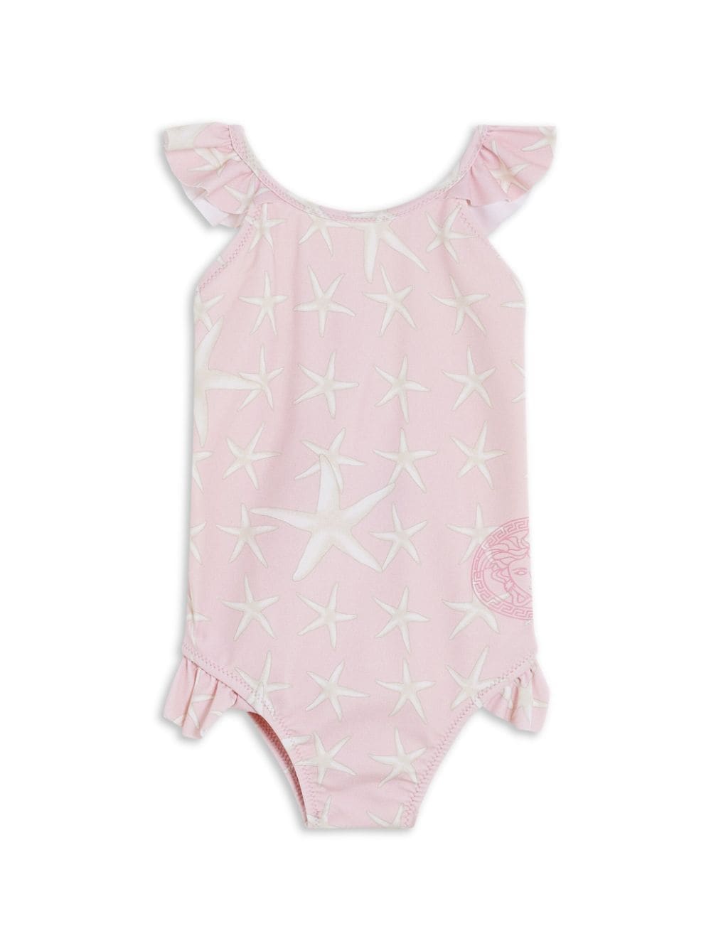 Versace Kids Stella Marina starfish-print swimsuit - Pink von Versace Kids