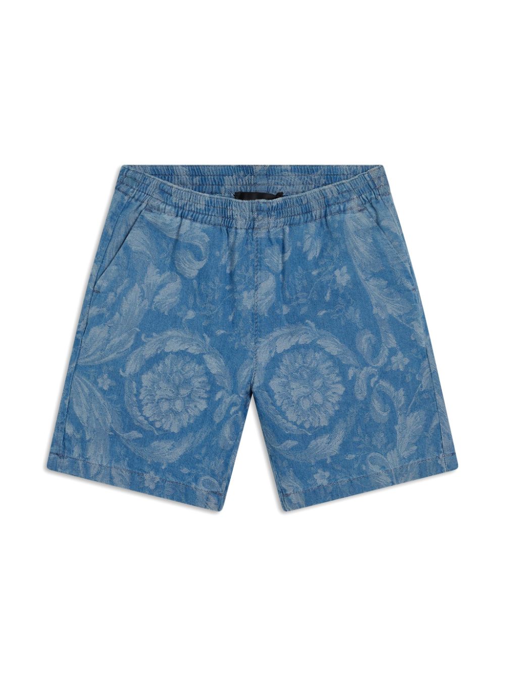 Versace Kids barocco-print shorts - Blue von Versace Kids