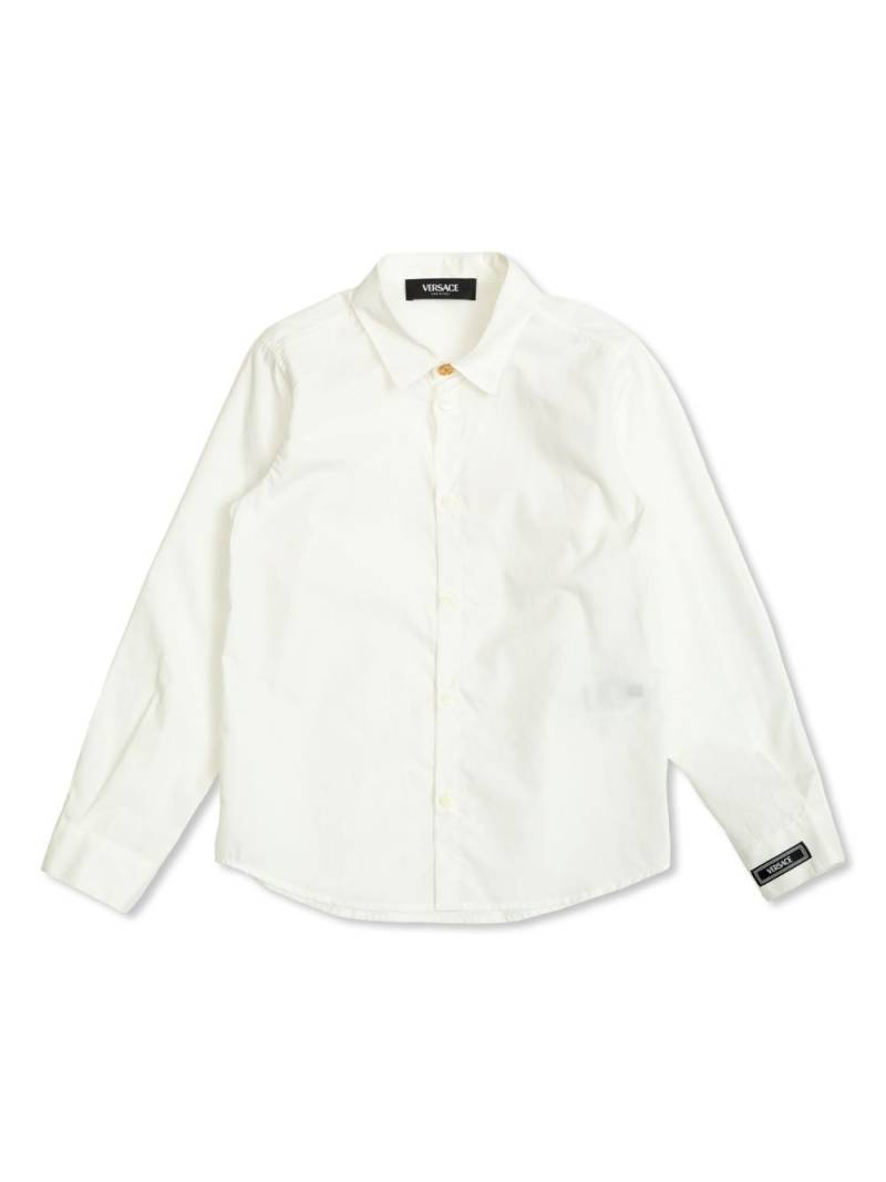 Versace Kids cotton shirt - White von Versace Kids