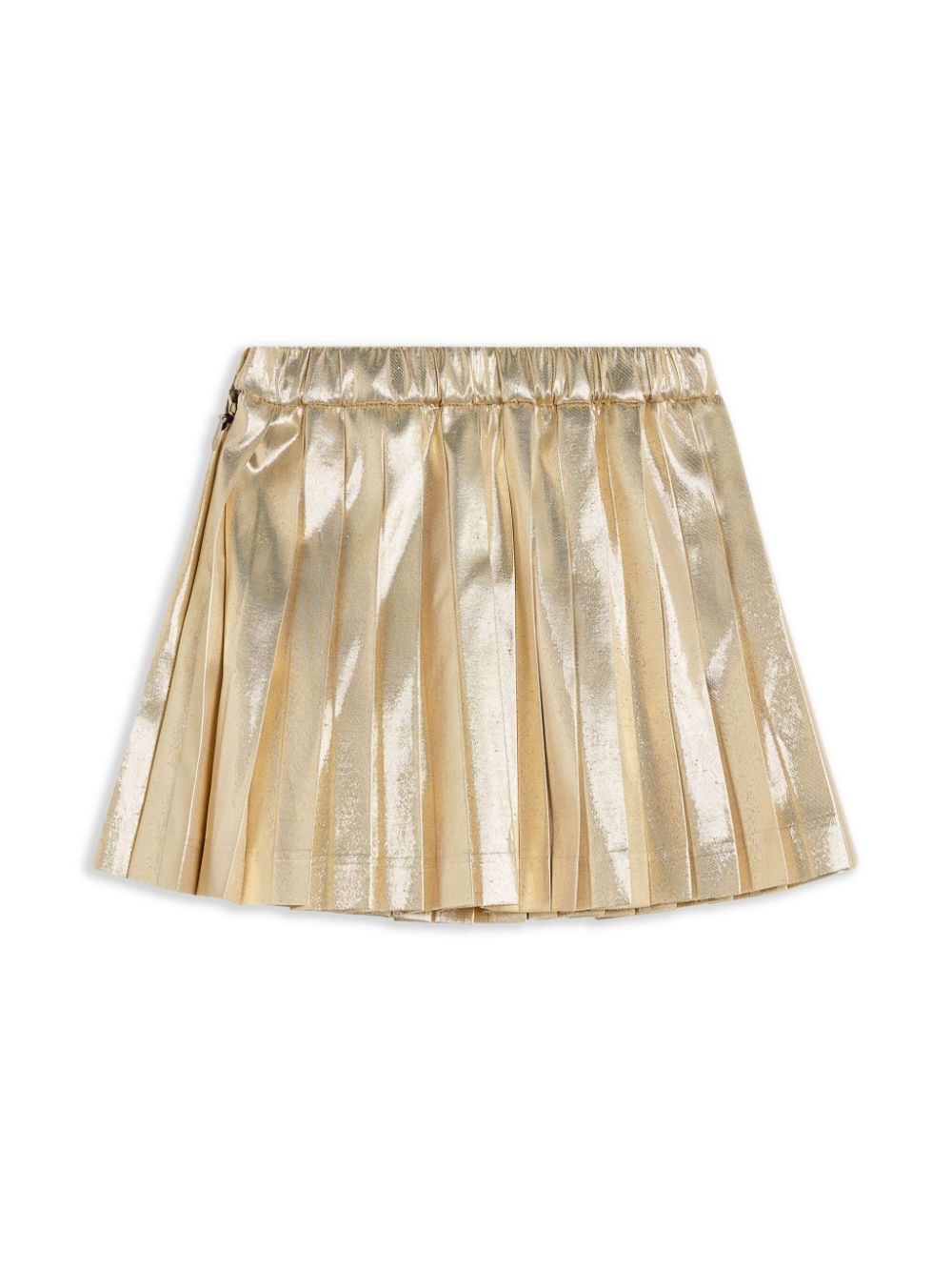 Versace Kids elasticated pleated skirt - Gold von Versace Kids