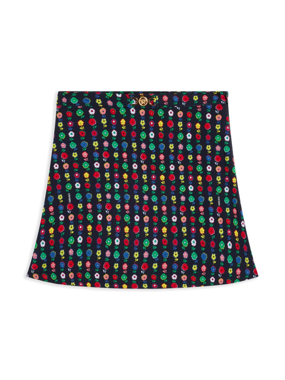 Versace Kids floral-print skirt - Black von Versace Kids