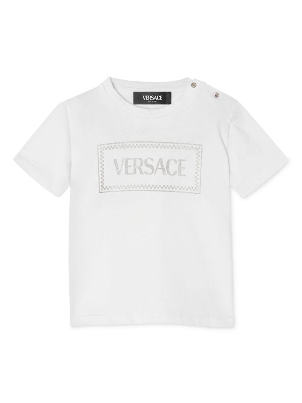 Versace Kids 90s Logo T-Shirt - White von Versace Kids