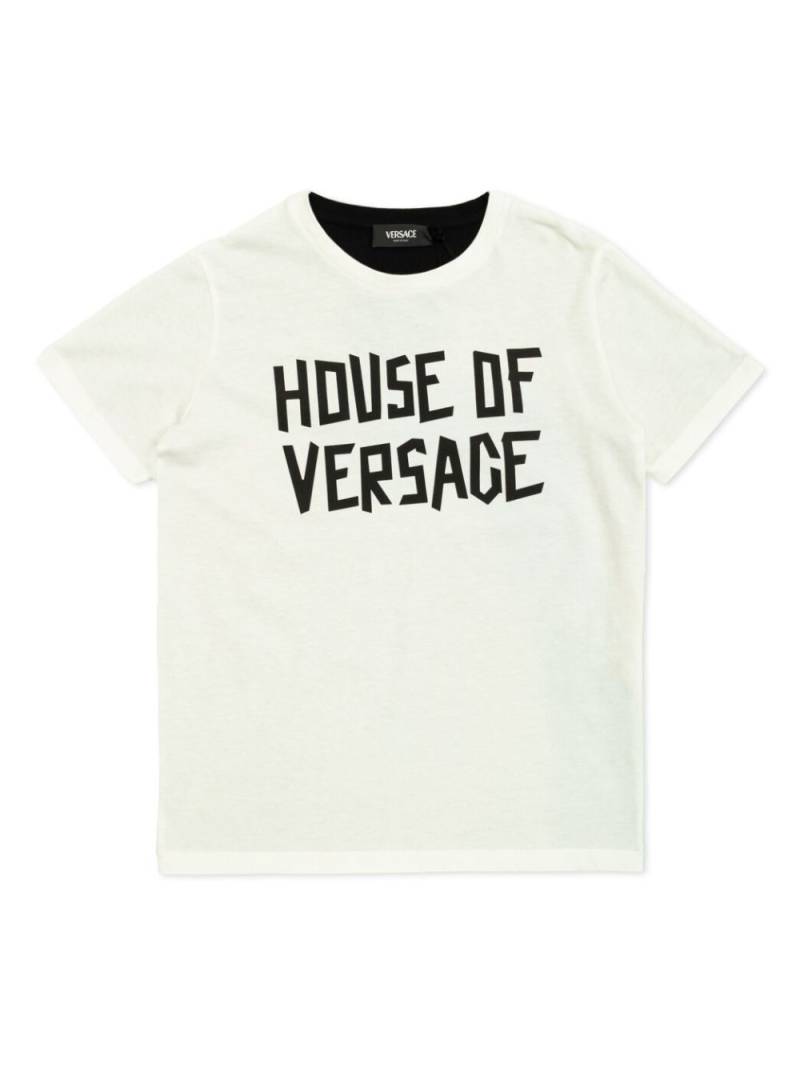 Versace Kids graphic print t-shirt - White von Versace Kids