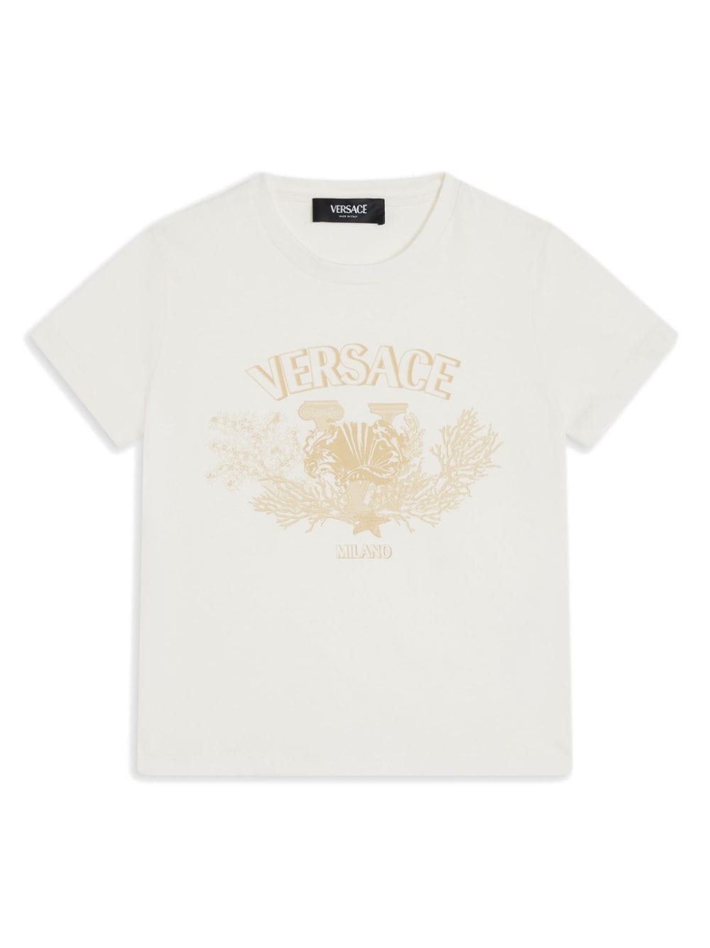 Versace Kids logo-print cotton T-shirt - White von Versace Kids