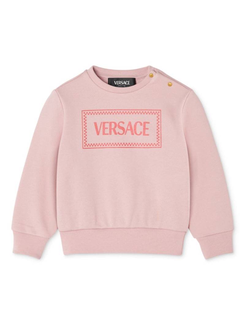 Versace Kids 90s Logo sweatshirt - Pink von Versace Kids