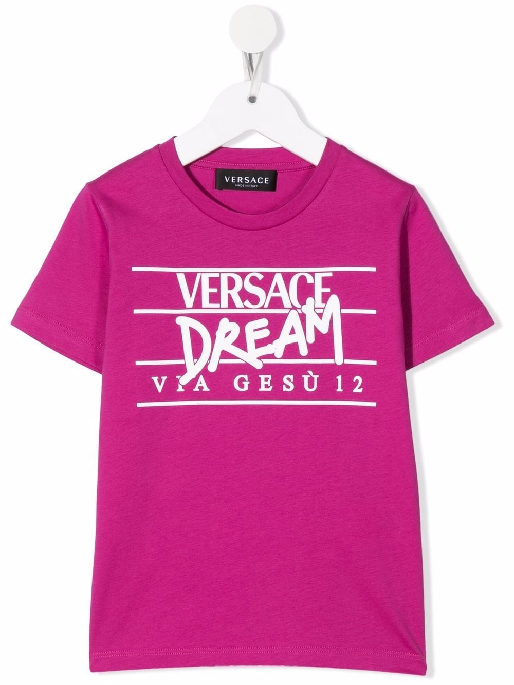 Versace Kids logo-print short-sleeved T-shirt - Pink von Versace Kids