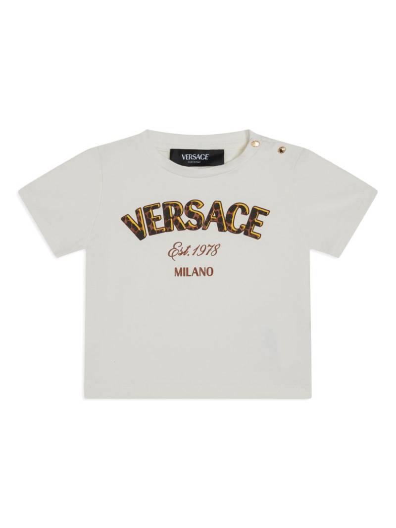 Versace Kids logo-print t-shirt - White von Versace Kids