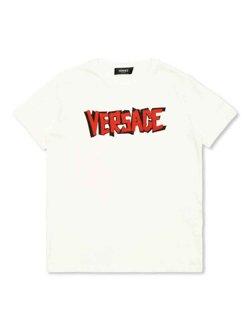 Versace Kids logo-print t-shirt - White von Versace Kids