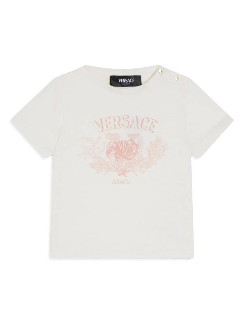 Versace Kids logo-print t-shirt - White von Versace Kids