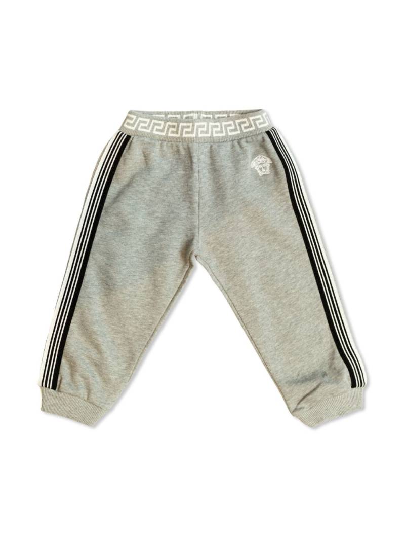 Versace Kids logo-print track pants - Grey von Versace Kids